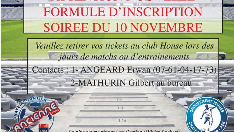 Soirée de l’Ancienne, samedi 10 nov à la salle d’Azé