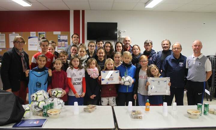 Le Label école Féminine niveau Bronze obtenu par le club