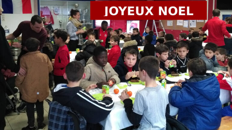 Goûter de Noël, école de foot