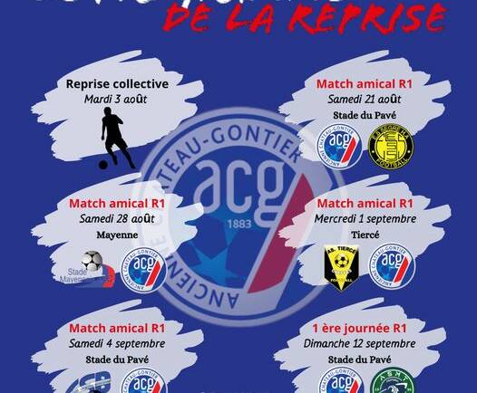 Programme de reprise groupe R1 !