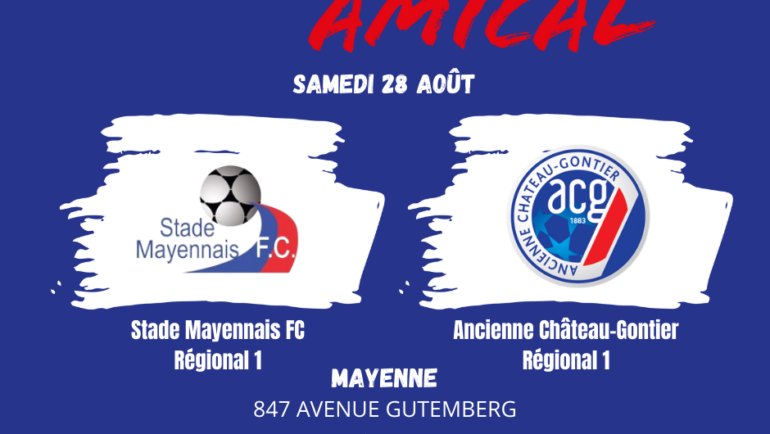 Match amical contre le Stade Mayennais FC pour notre R1 !