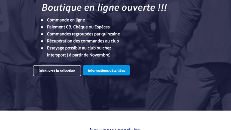 Le e-shop est en ligne !