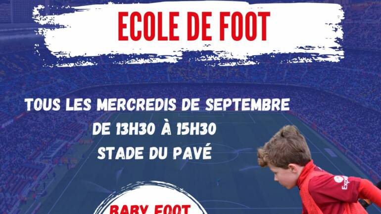 Portes ouvertes école de foot