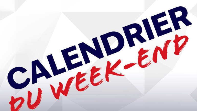 Le calendrier du week-end – 27/28 septembre