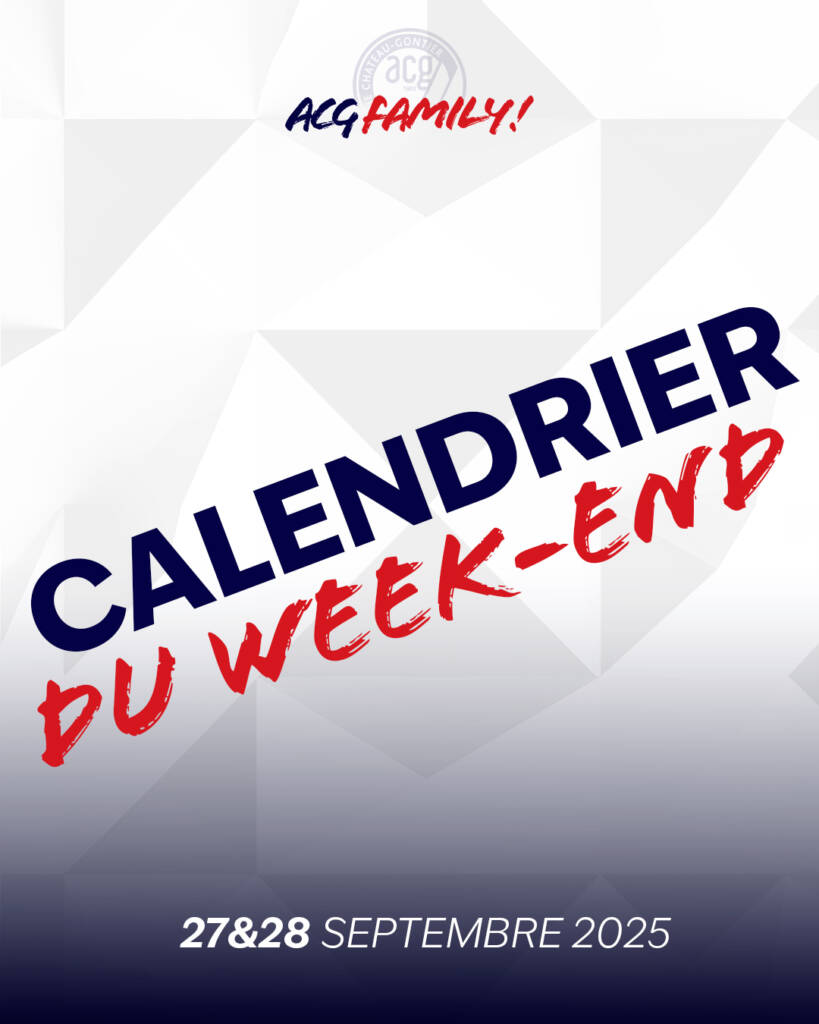 Le calendrier du week-end - 27/28 septembre